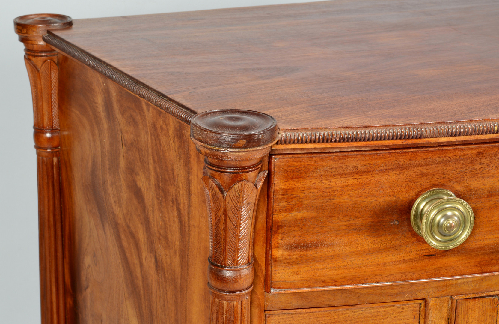 Lot 380: Federal Bowfront Sideboard