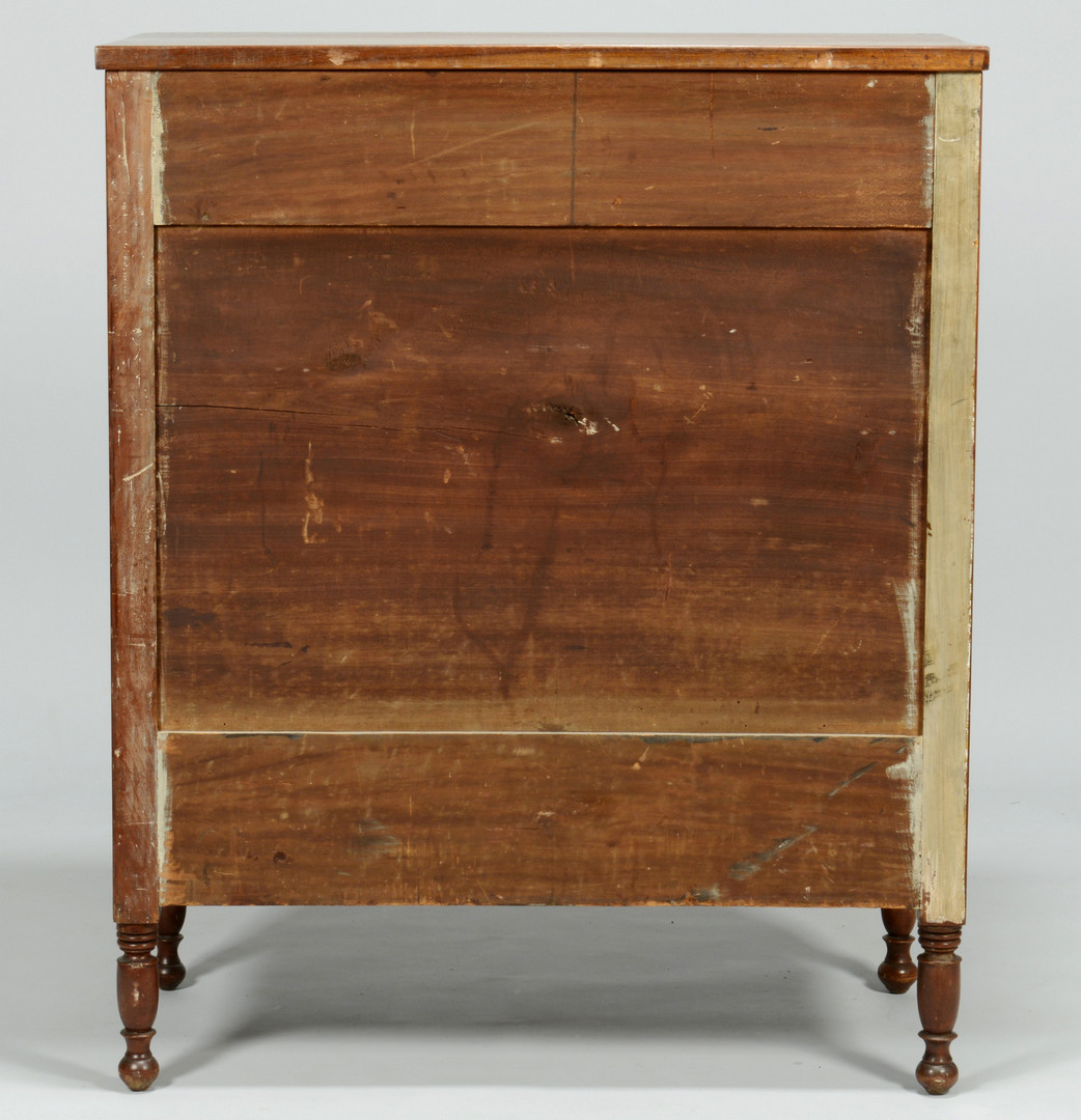 Lot 389: Tennessee Sheraton Cherry Chest of Drawers