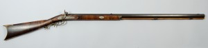 Lot 412: J. S. Burson Percussion Half-Stock Long Rifle