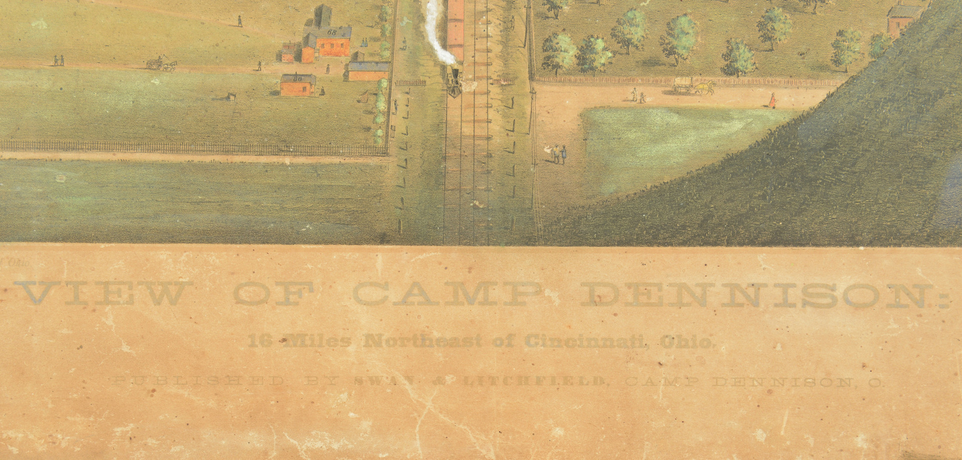 Lot 421: Camp Dennison and Harper's Ferry Prints