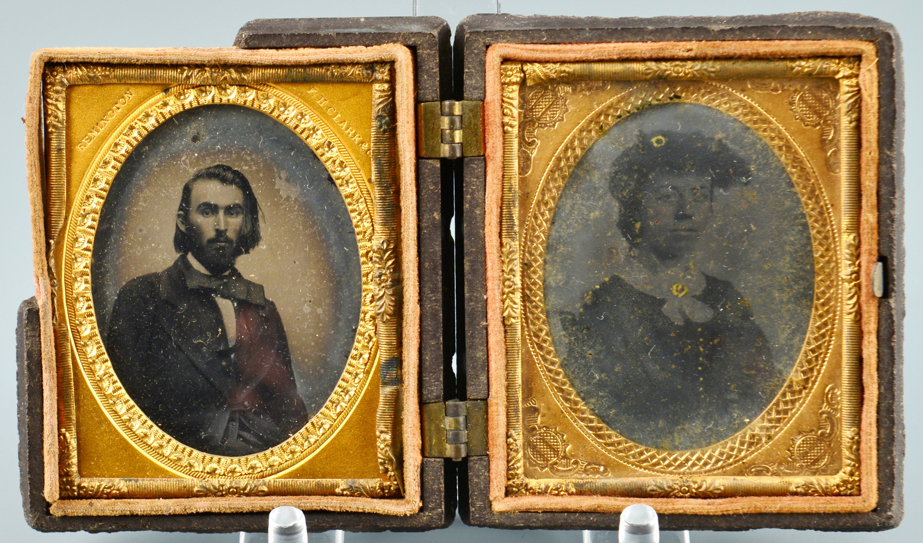Lot 429: 5 Civil War Era Tintypes & Daguerreotype Locket