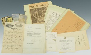 Lot 441: Coolidge signed letter, Rep. Fordney Archive