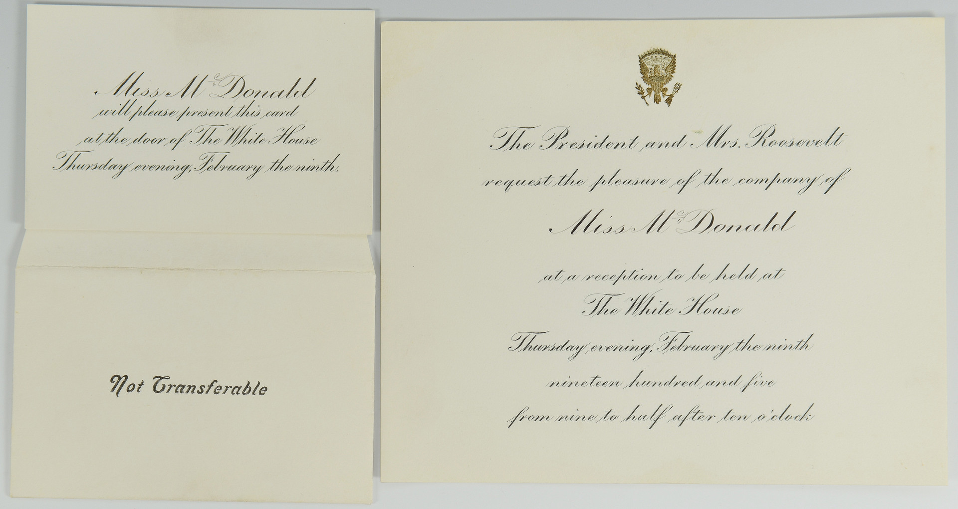 Lot 441: Coolidge signed letter, Rep. Fordney Archive