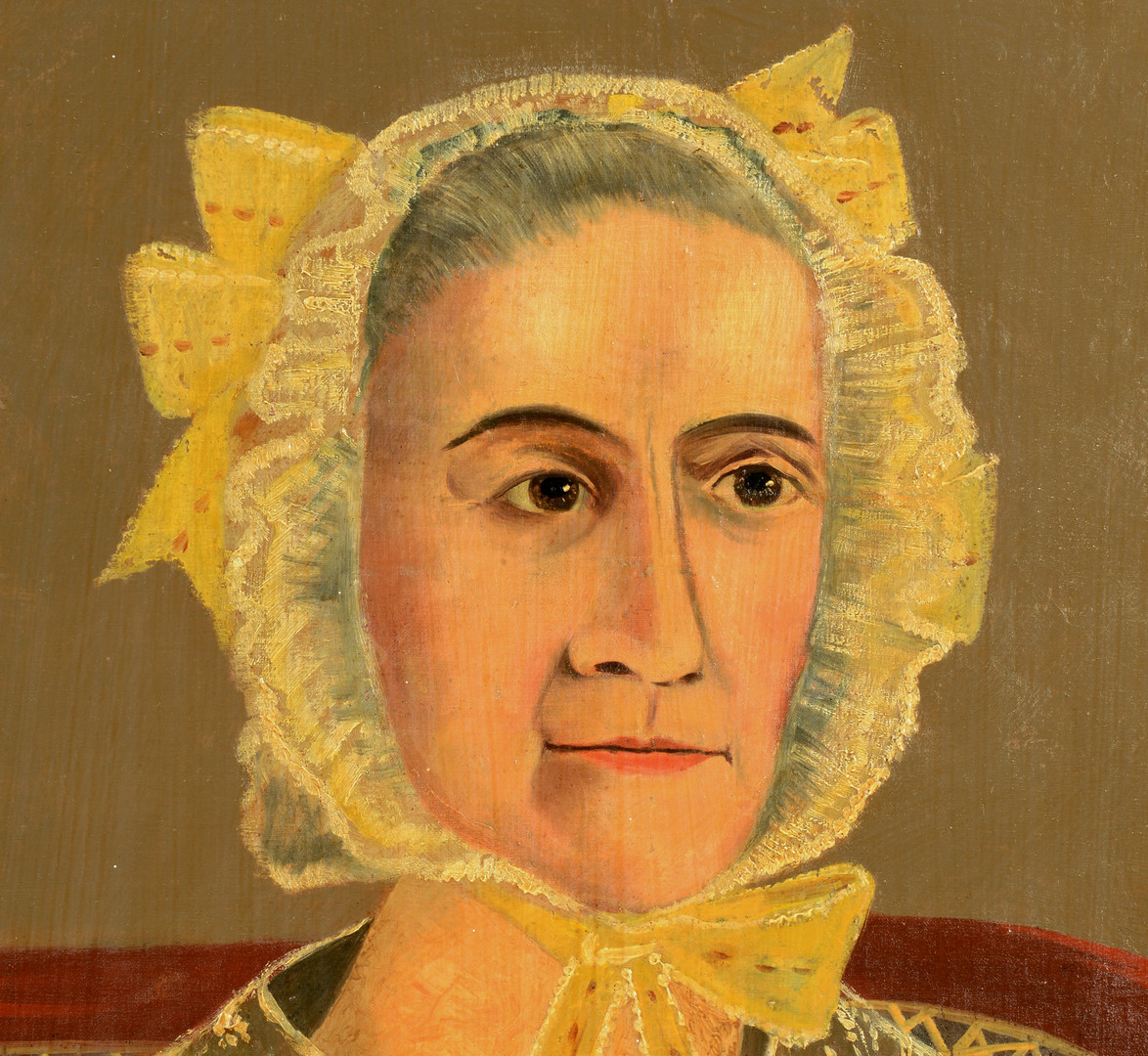 Lot 461: Southern Folk Art Portrait, Martha Mecklin Ward