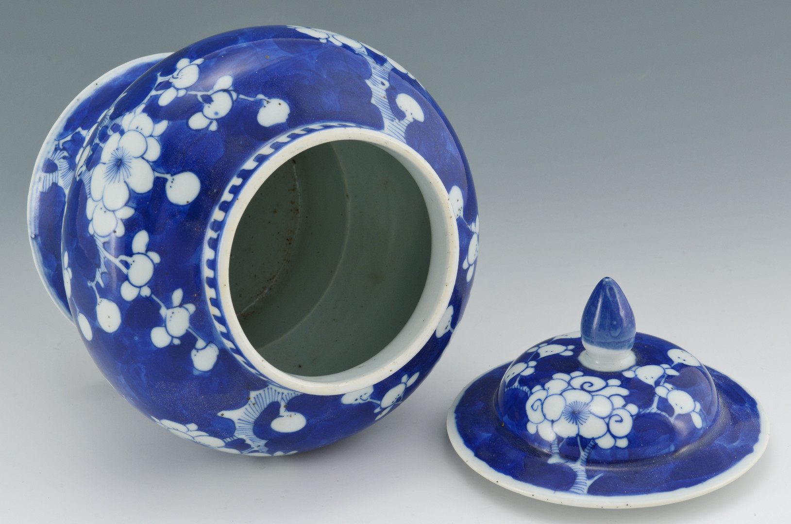 Lot 494: Chinese Hawthorne or Prunus Porcelain Jars