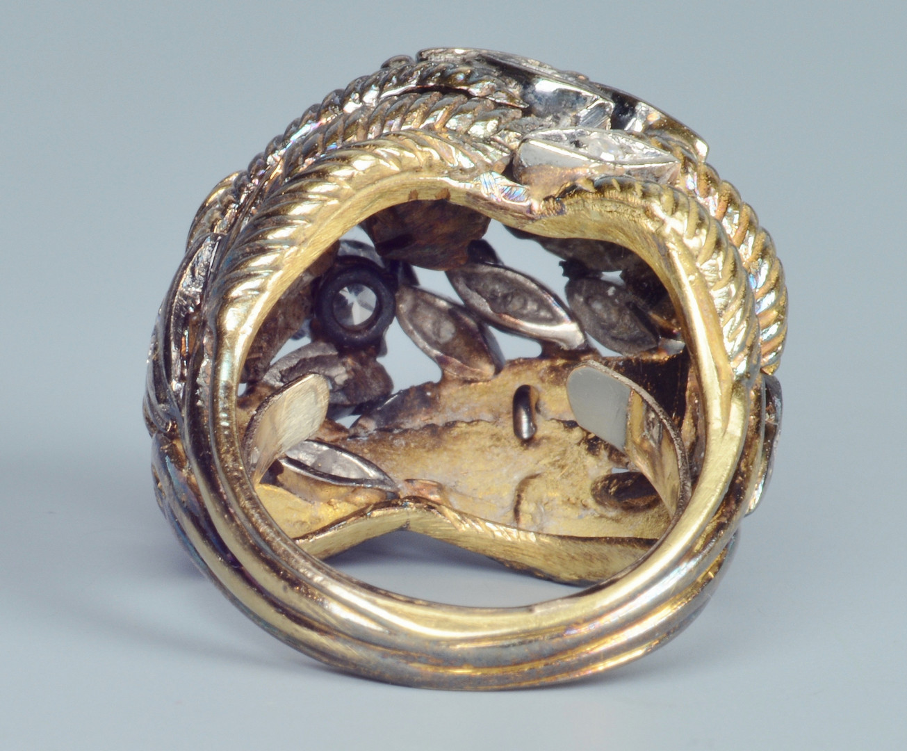 Lot 503: 14k Sapphire & Diamond Ring