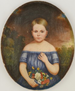 Lot 50: Tennessee Child Portrait, c.1850
