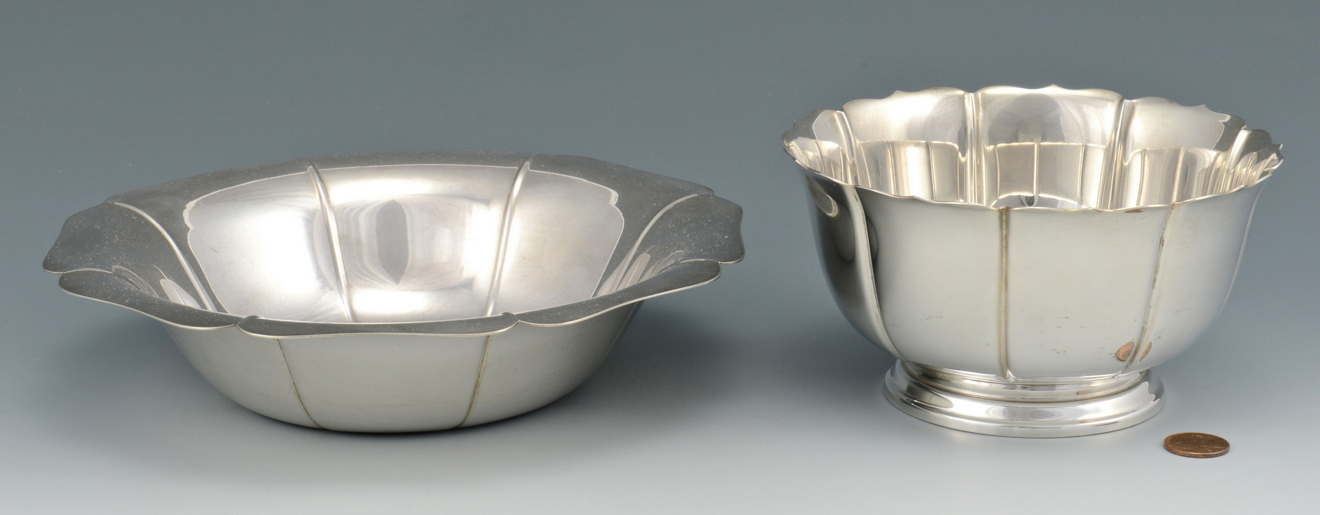 Lot 517: Tiffany and Lunt Sterling Bowls