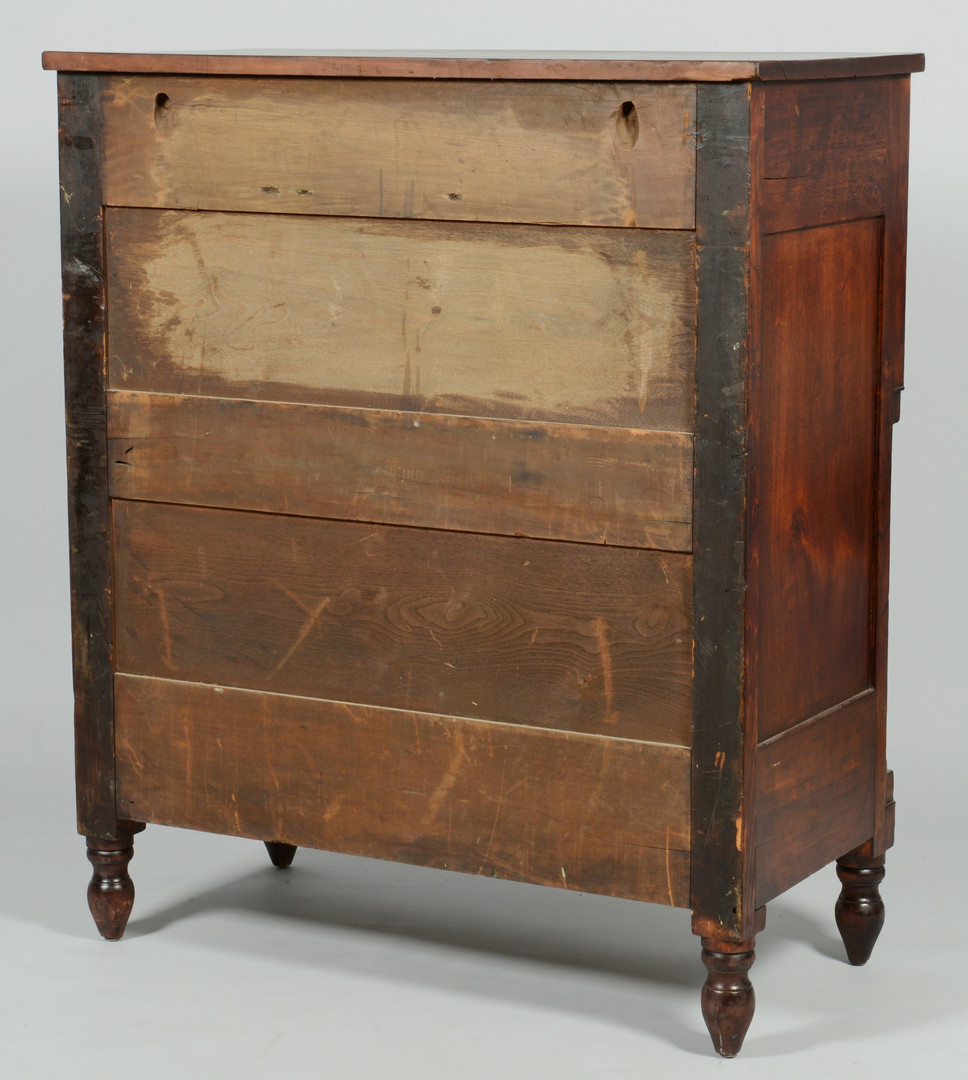 Lot 539: Sheraton Tiger Maple Chest of Drawers