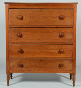 Lot 543: East Tennessee Sheraton Chest