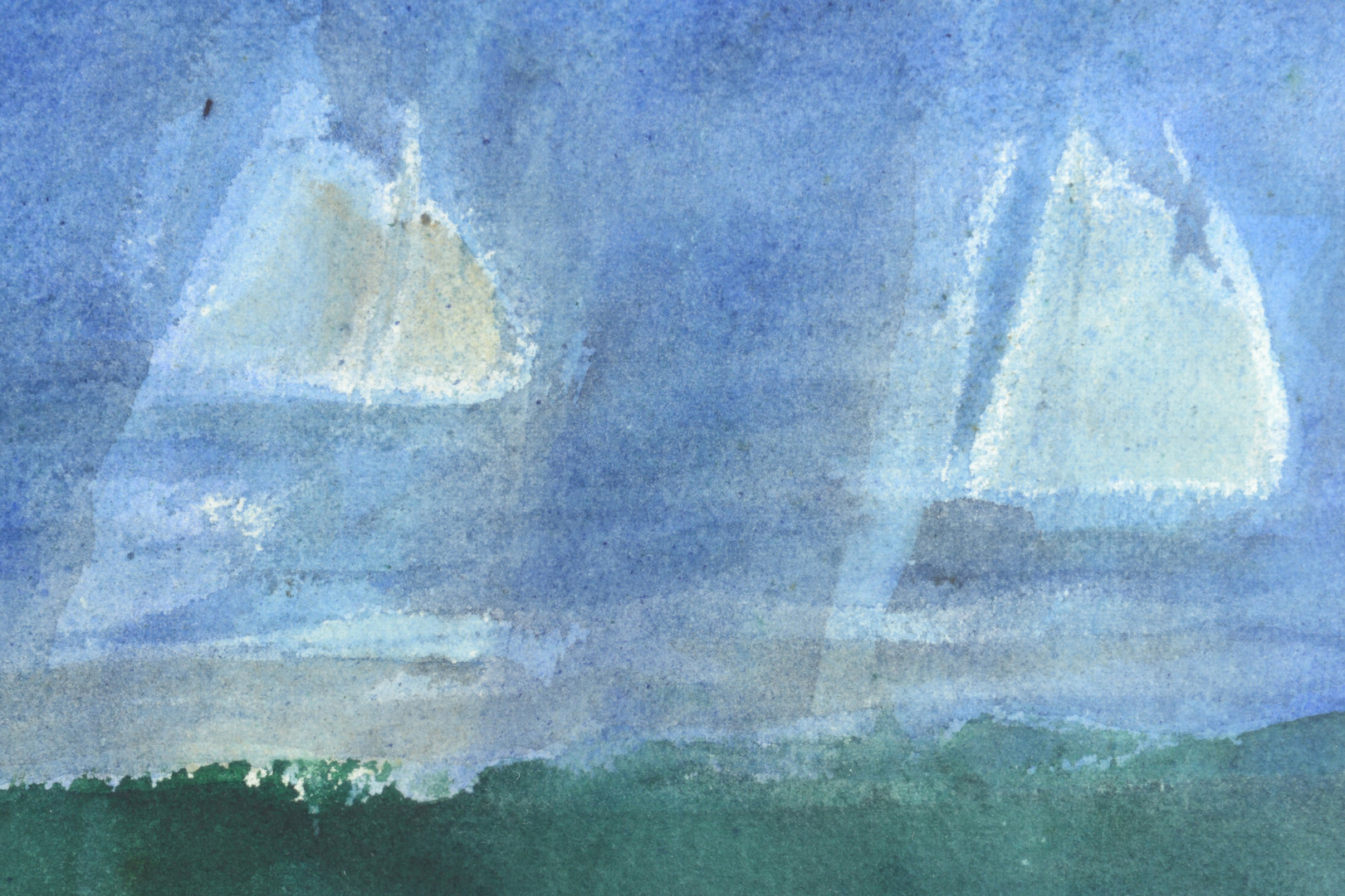 Lot 54: 2 Carl Sublett Watercolors inc. Kite Theme