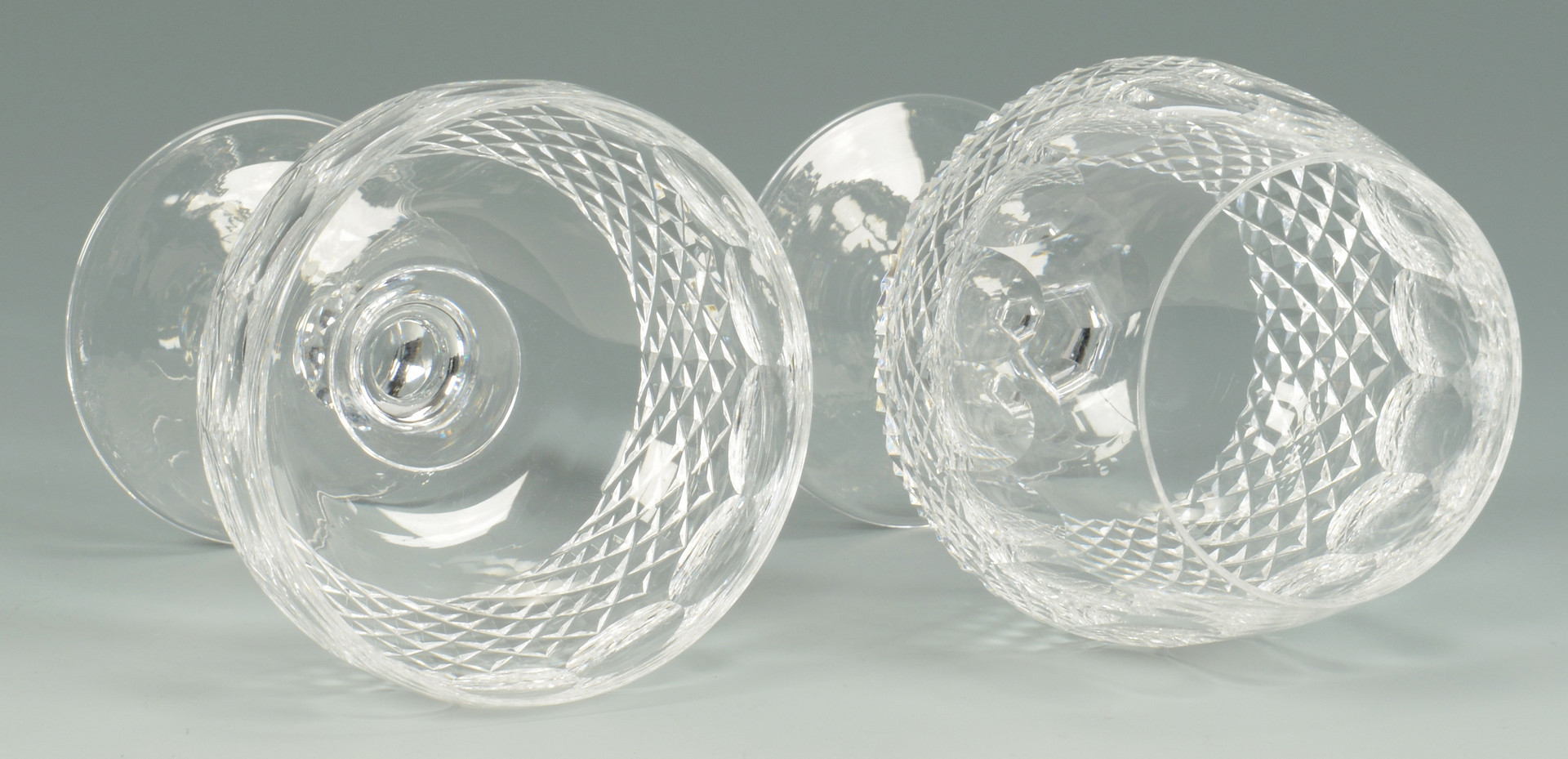 Lot 552: 40 Waterford Crystal "Colleen" Pattern Glasses