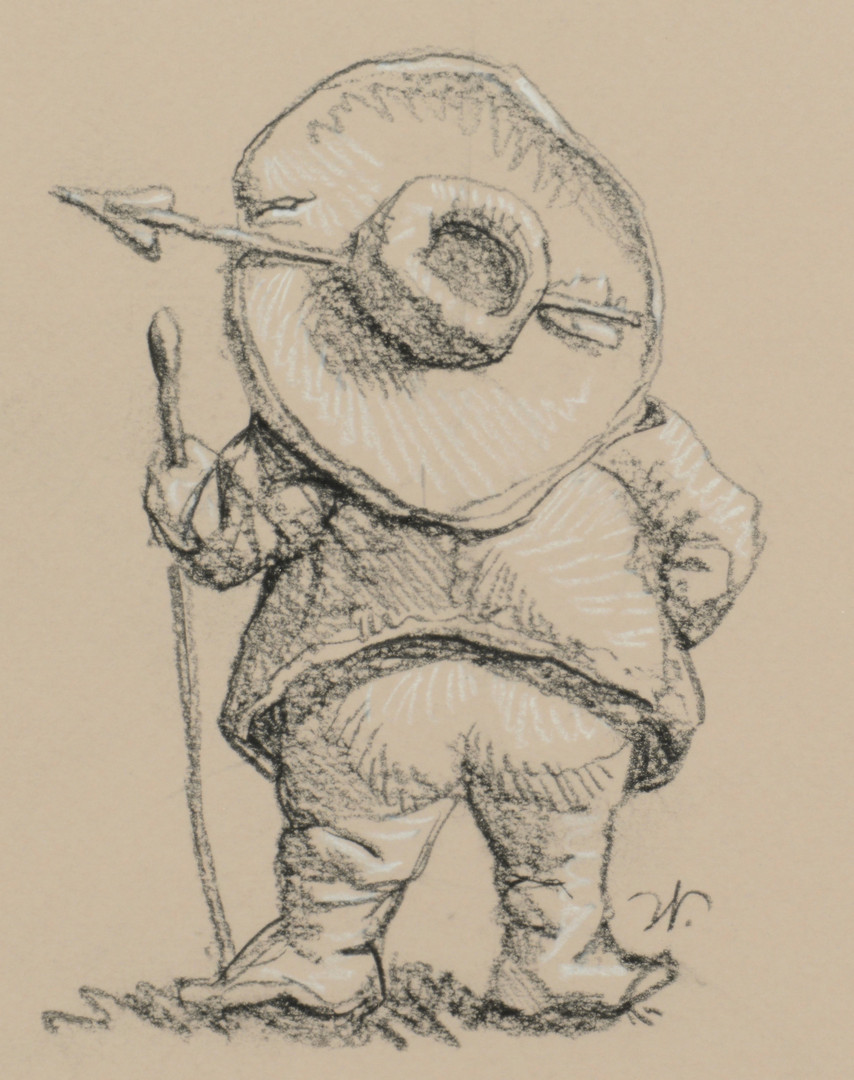 Lot 56: Werner Wildner gnome drawing