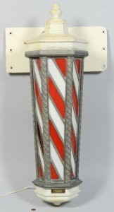 Lot 603: Koken Lighted Barber Pole