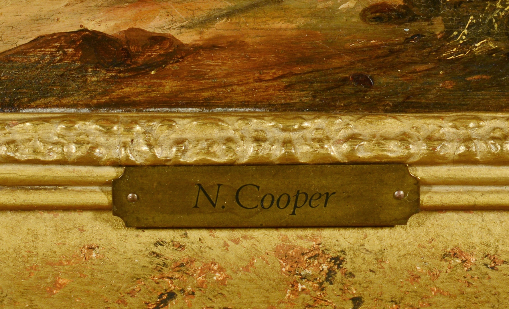 Lot 60: N. Cooper o/b Seascape, 19th c.