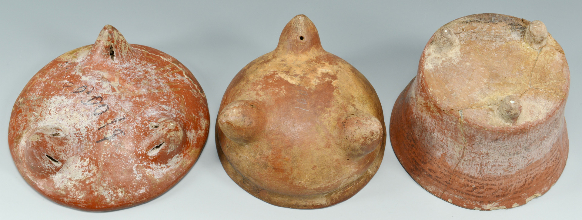 Lot 619: Group of 6 Pre Columbian vessels