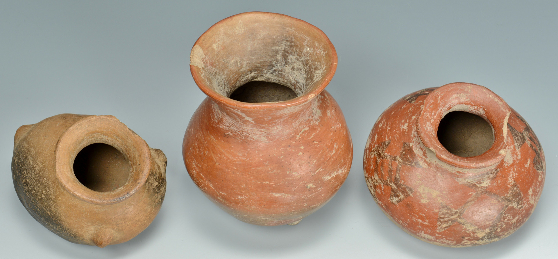 Lot 619: Group of 6 Pre Columbian vessels