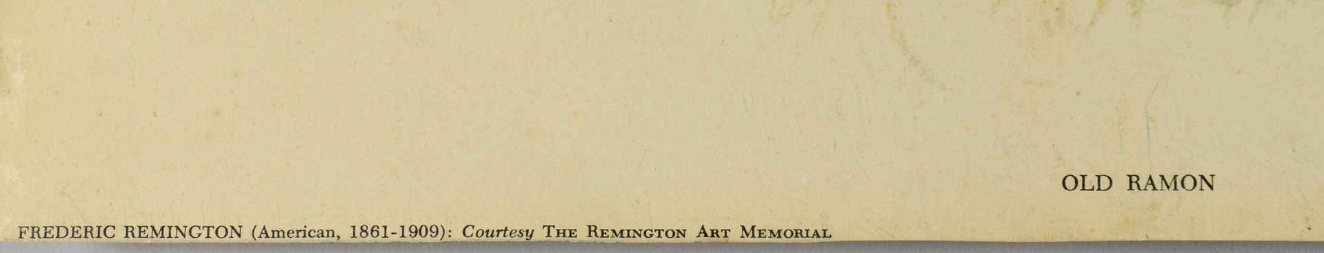 Lot 630: 2 Remington Chromolithographs inc. Russell