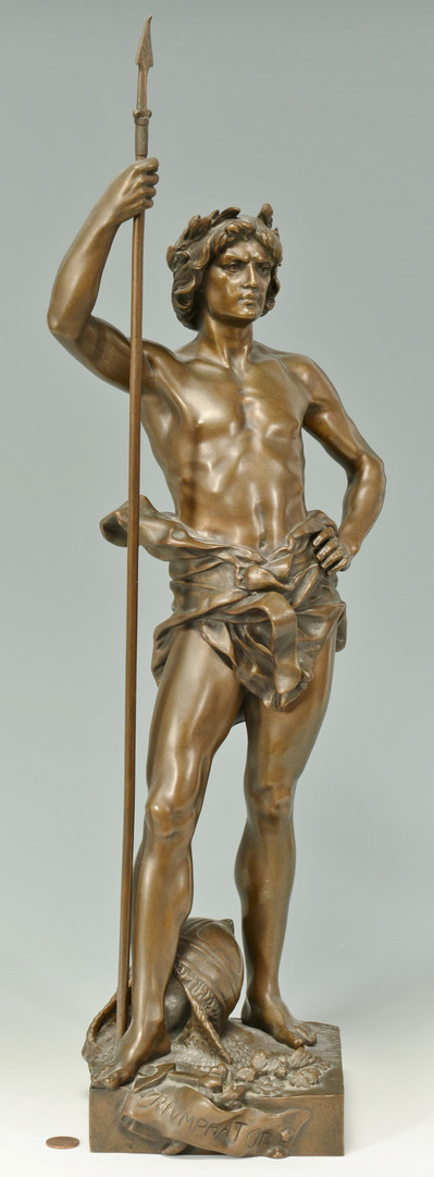 Lot 65: Henri Ple Bronze, Triumphator