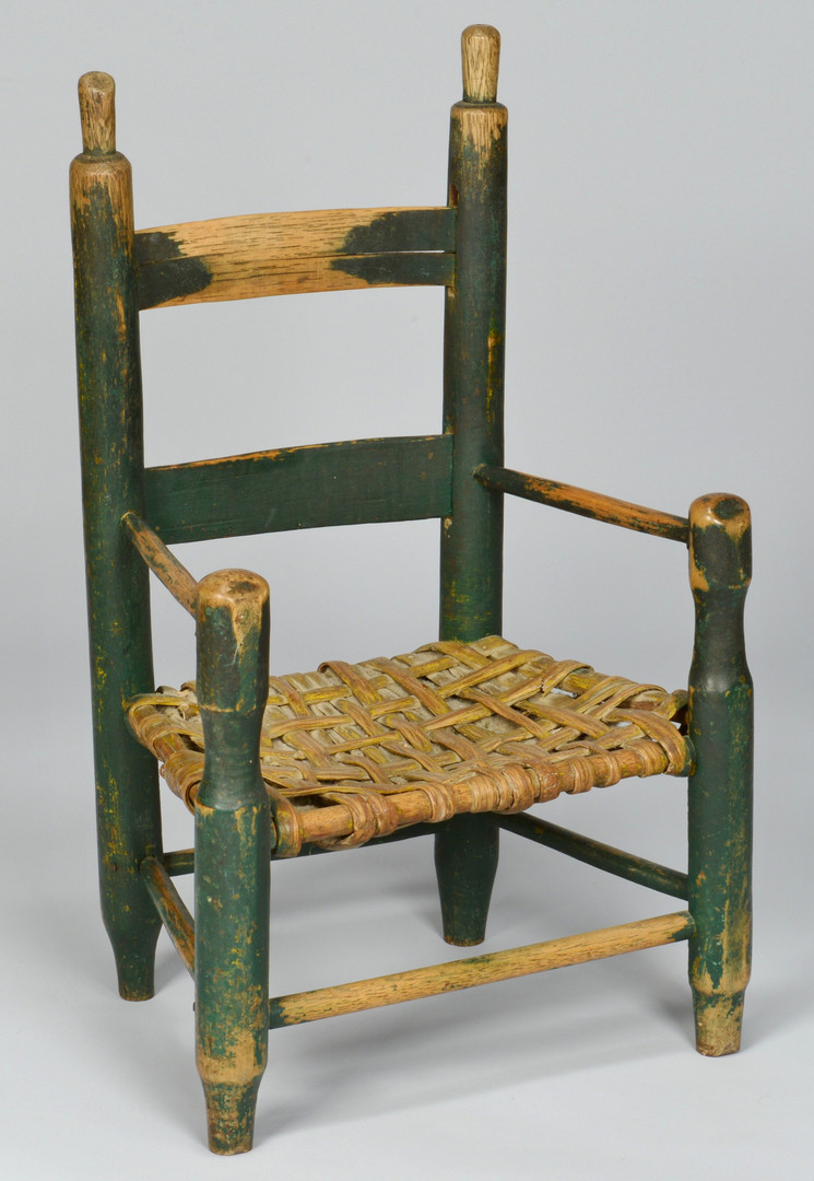Lot 711: 2 Wilson Co. TN Painted Chairs