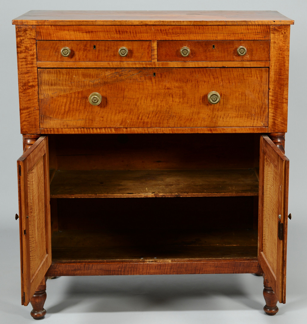 Lot 714: Tiger Maple Chest / Sideboard