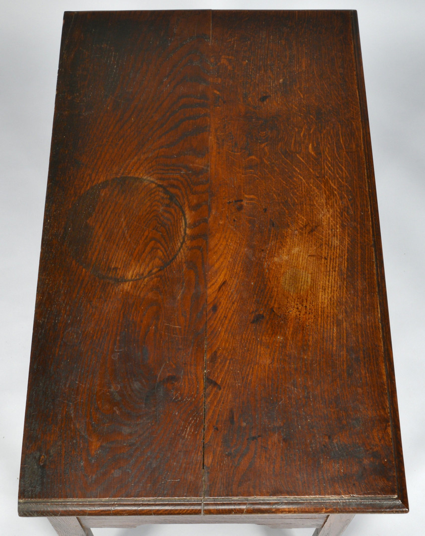 Lot 721: Chippendale oak dressing table