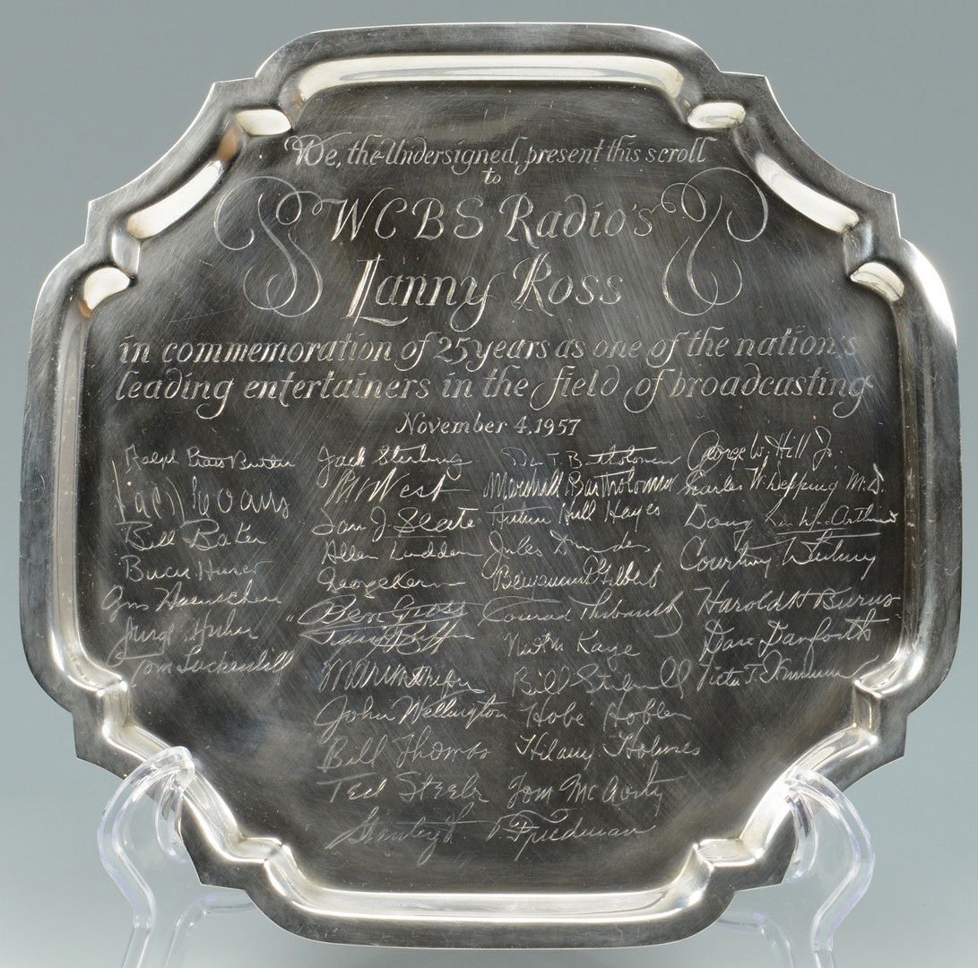 Lot 731: Lanny Ross Items w/ Sterling, 18k