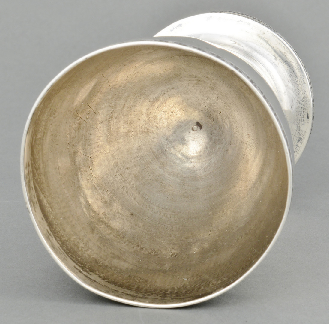 Lot 77: TN Calhoun Coin Silver Goblet