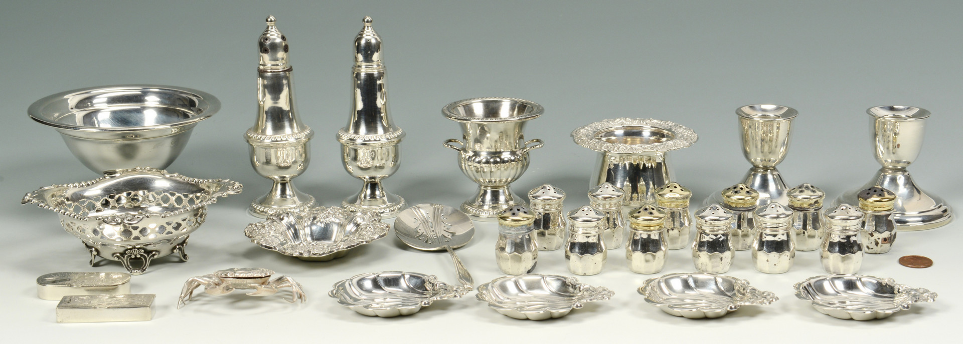Lot 798: Assorted Sterling Silver Table Items