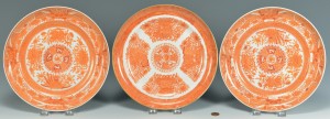 Lot 7: 3 Export Plates: Orange Fitzhugh