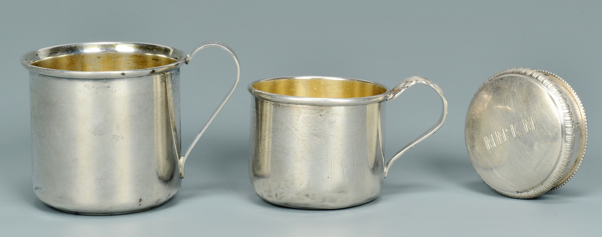 Lot 801: 6 Article of Vanity Sterling Silver