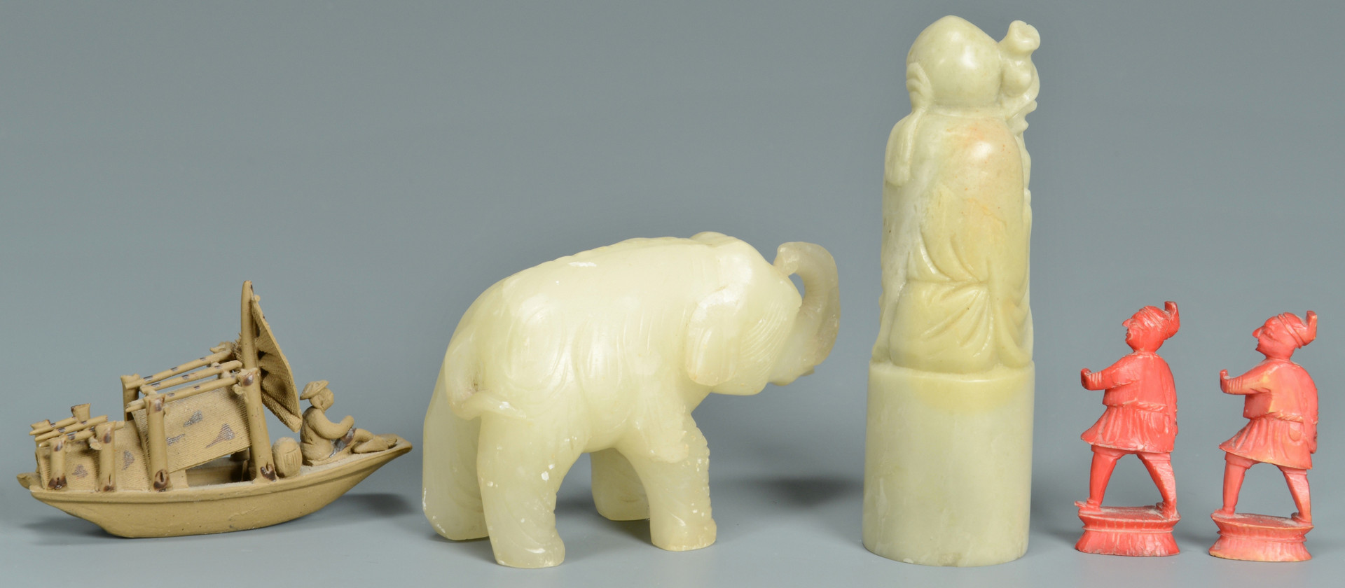 Lot 806: 13 Asian Items, incl. white jade