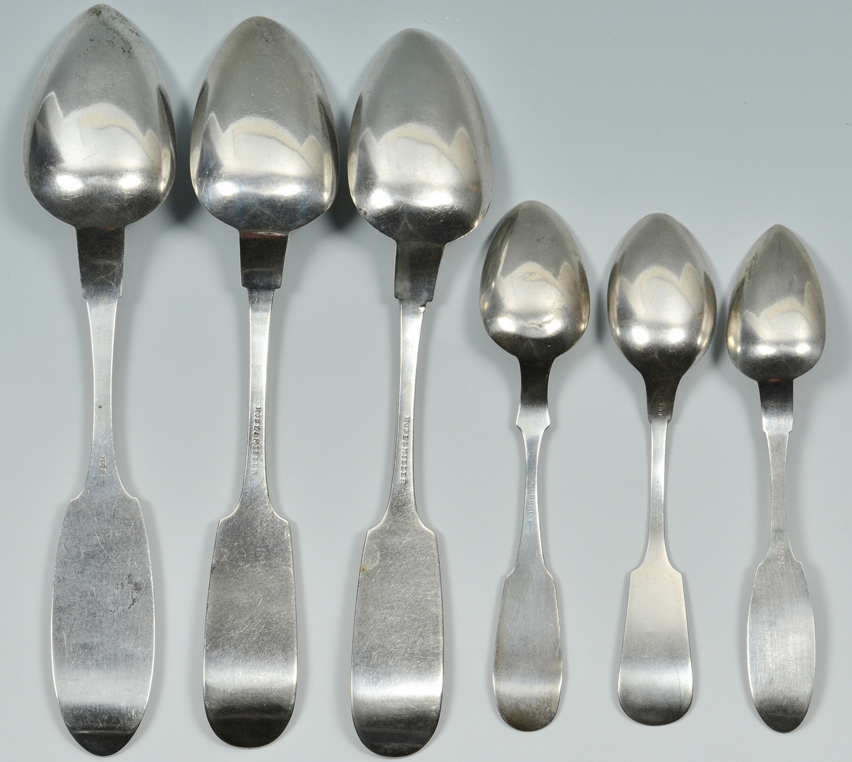 Lot 80: 6 TN, KY Coin Silver Spoons, Hope