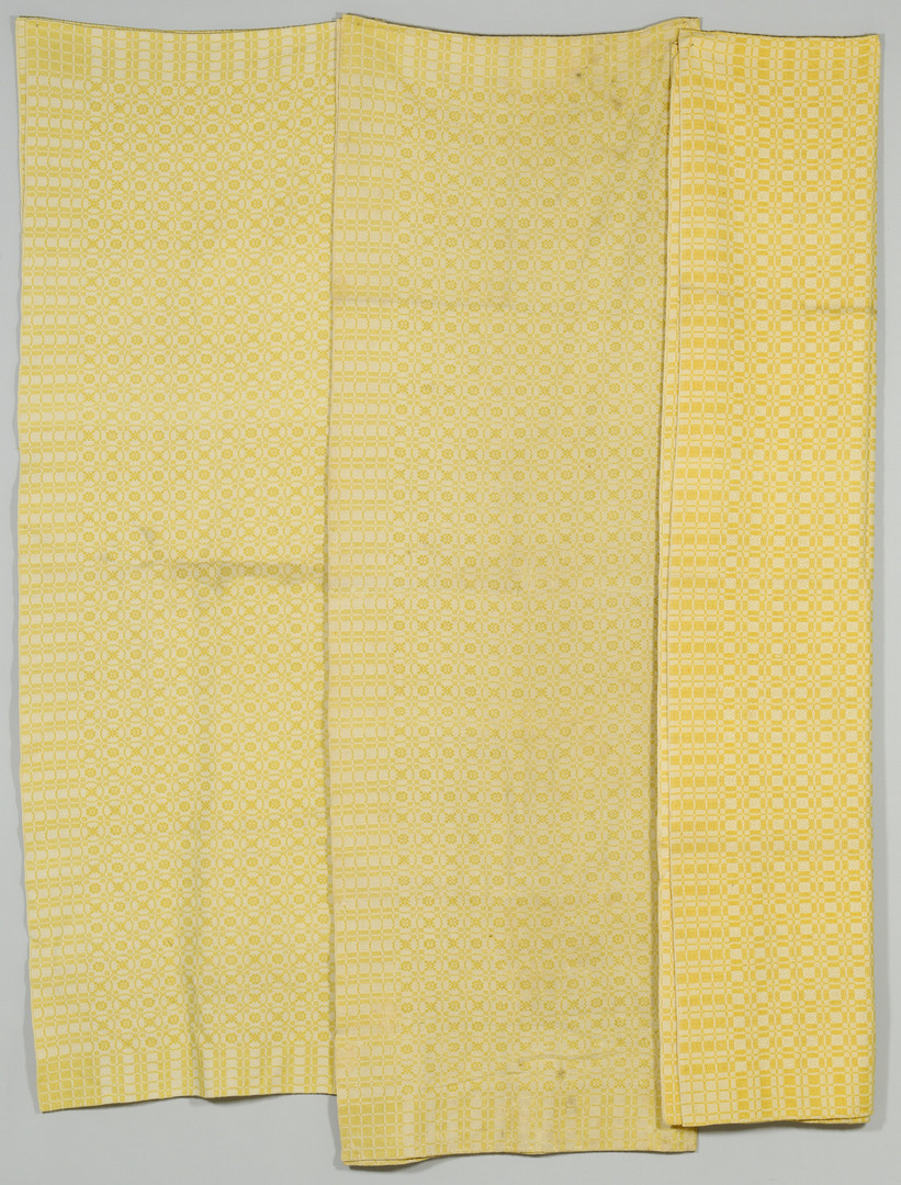 Lot 821: 3 TN Yellow & White Coverlets