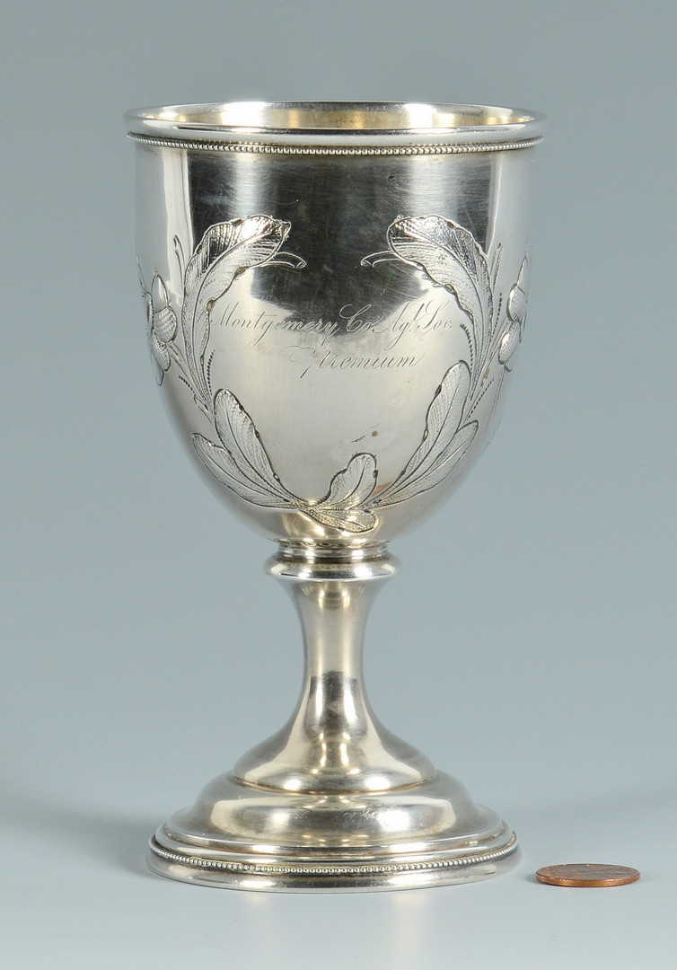 Lot 82: Montgomery Co. Agricultural Goblet