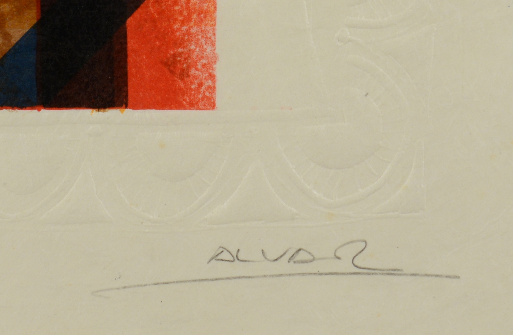 Lot 863: Two Alvar Embossed Lithographs, Artist Proof