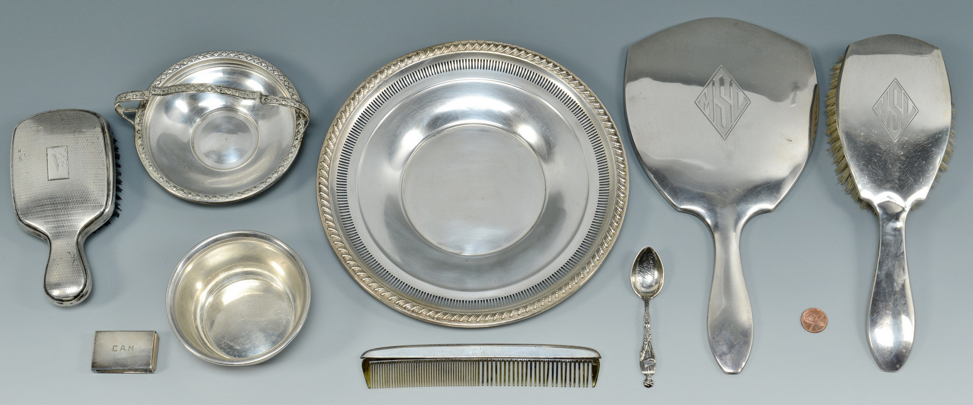 Lot 919: Grouping Of Sterling Items, 8 pcs.