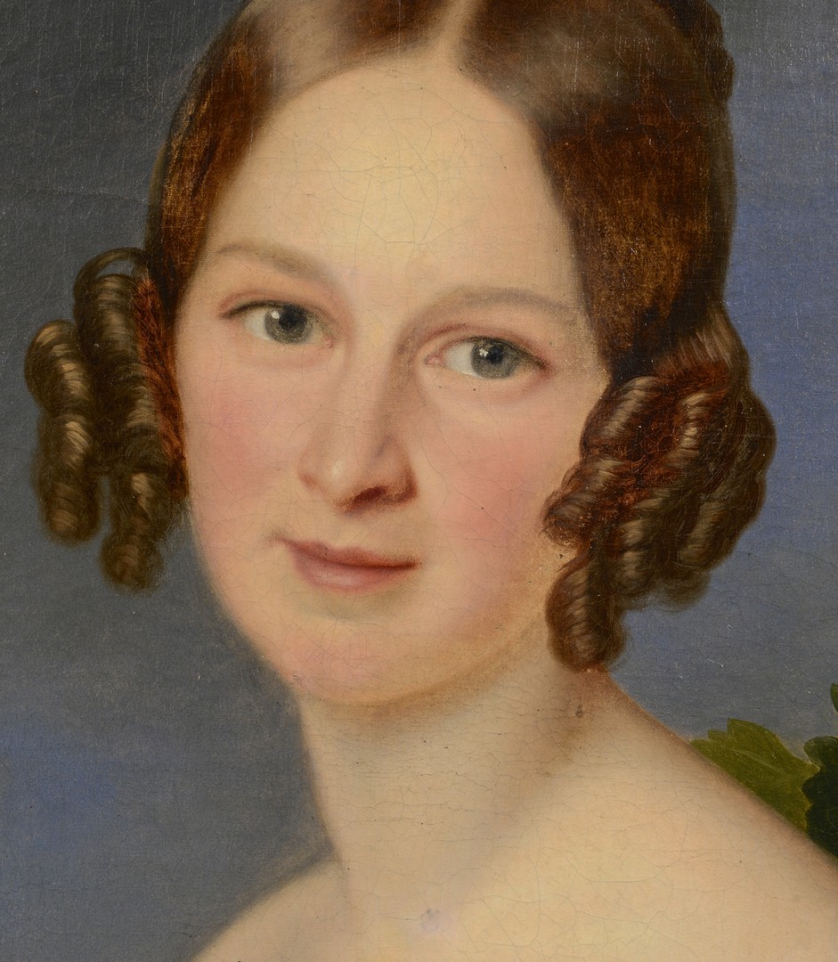 Lot 116: Portrait of Lady in White, Franz Stirnbrand