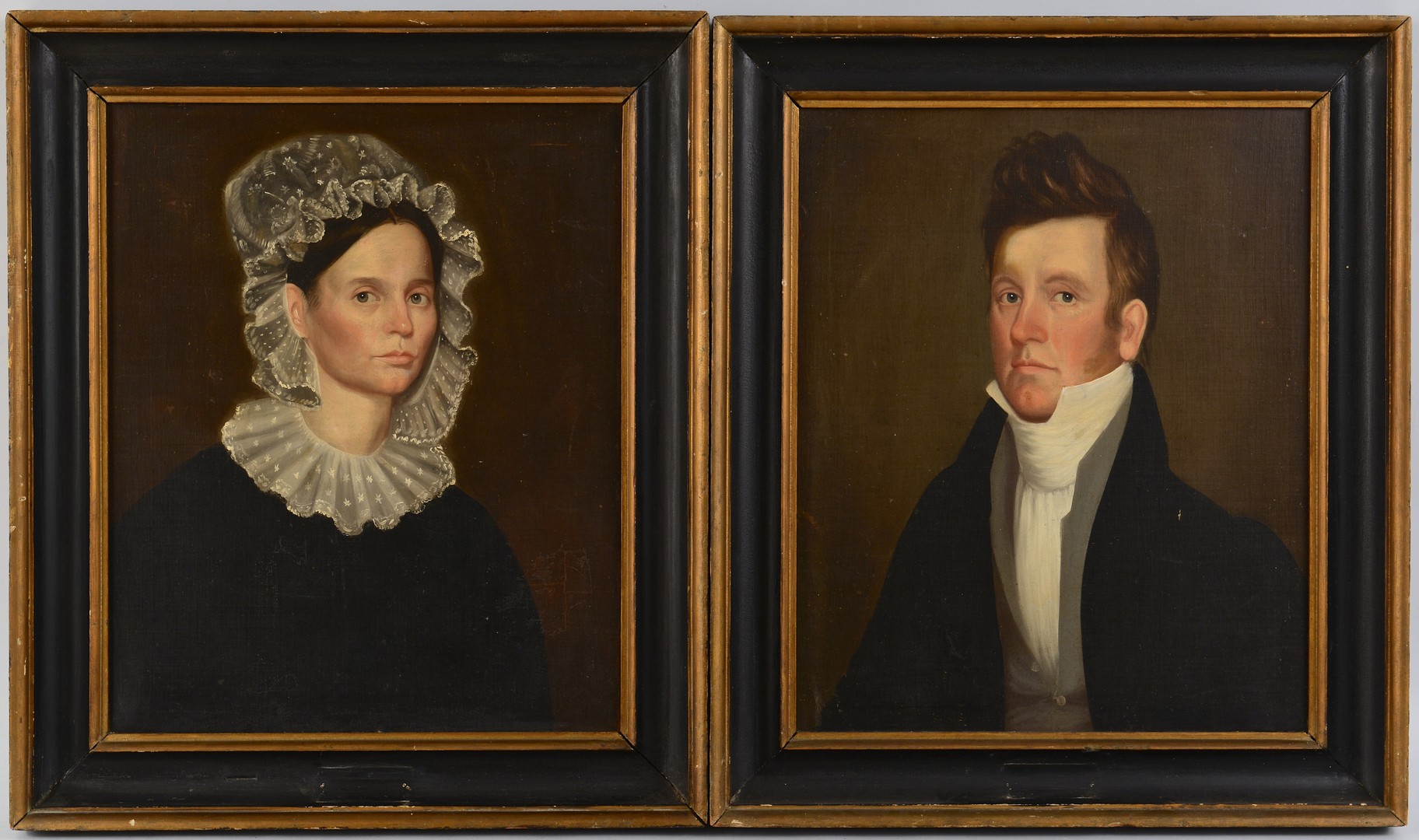 Lot 123: Pr. Ralph E. Earl Portraits, Hardy Cryer and Wife