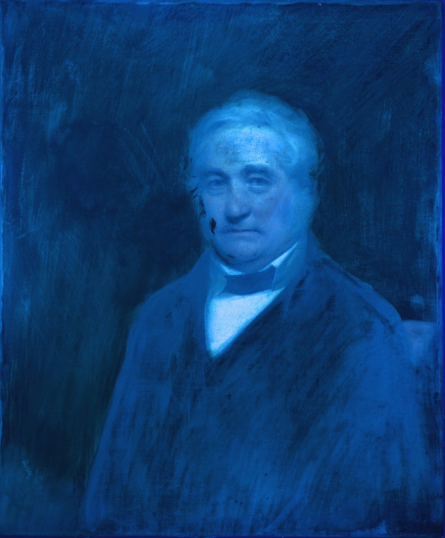 Lot 124: Portrait of John Woolfolk, attr. Peale