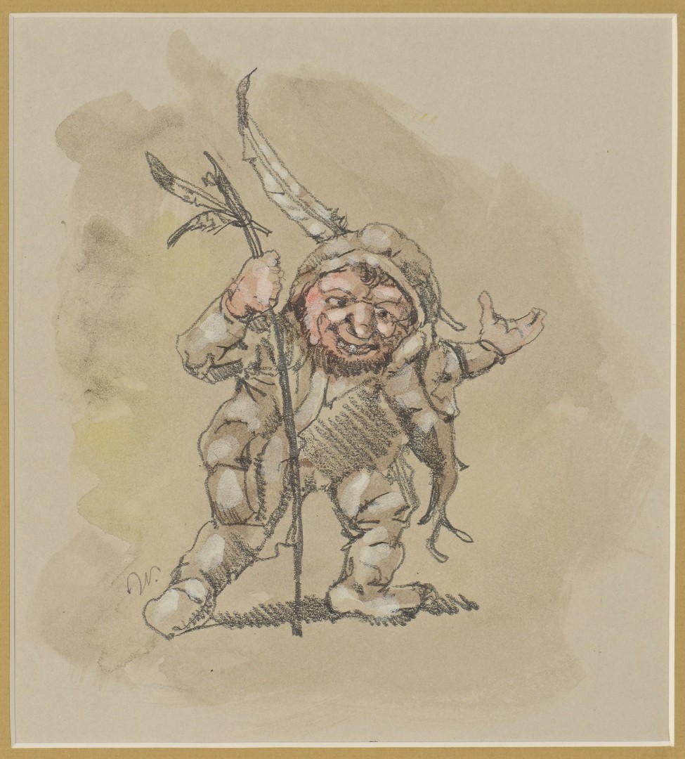 Lot 133: 2 Werner Wildner Gnome Drawings