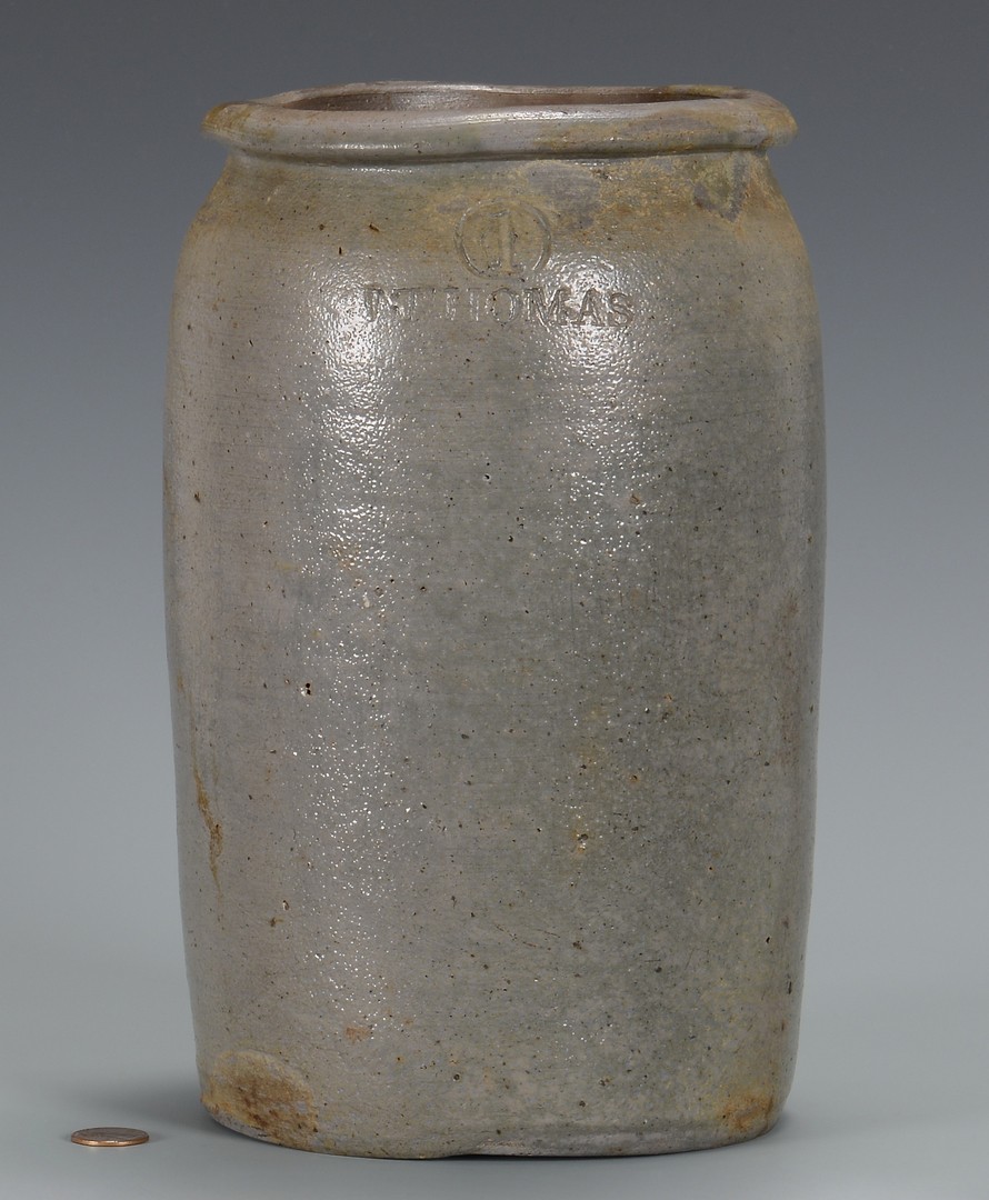 Lot 150: Kentucky Stoneware Jar, I.Thomas