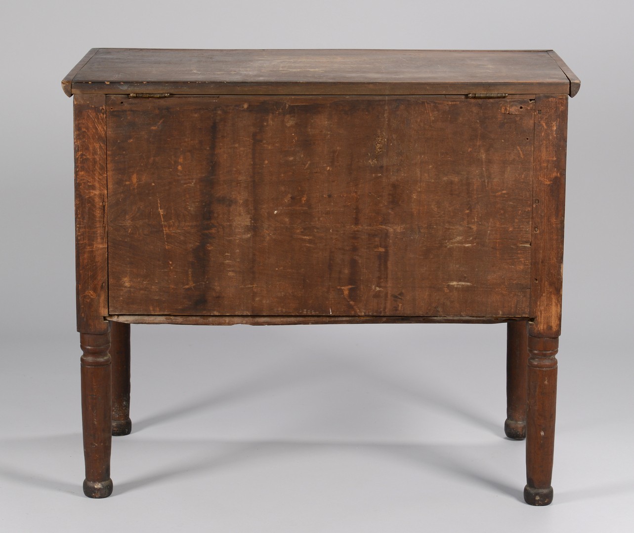 Lot 161: Southern Blanket Chest on Tall Turned Legs