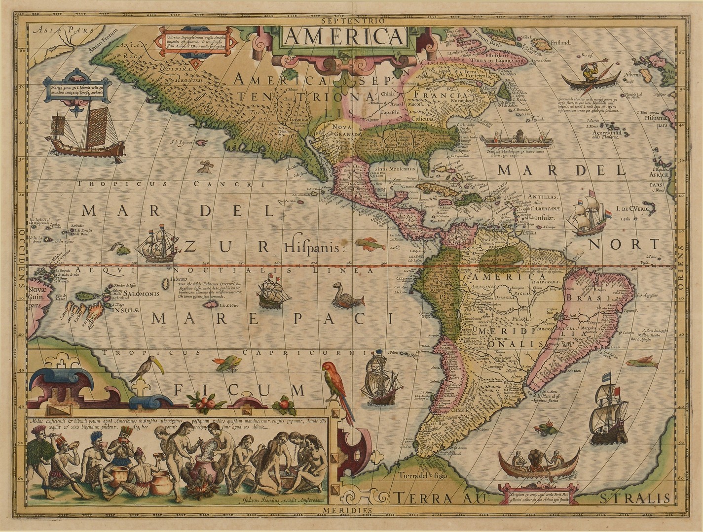 Lot 171: Two Mercator / Hondius Maps