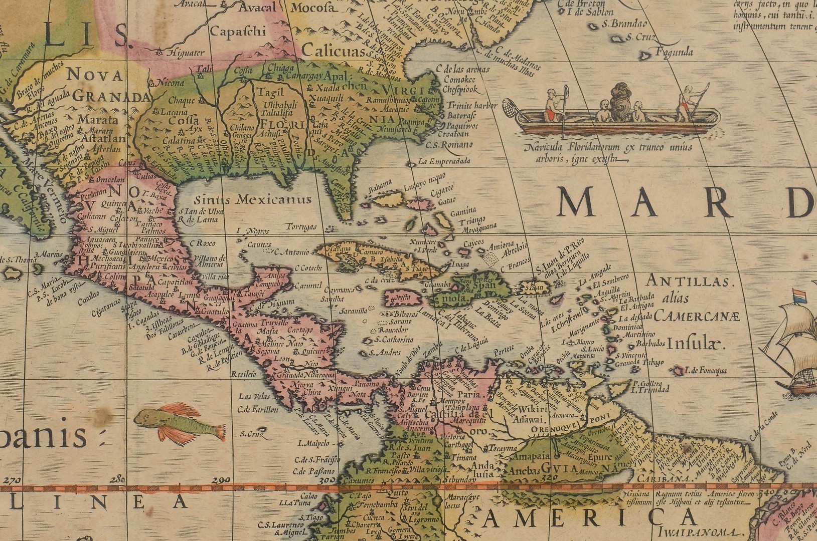Lot 171: Two Mercator / Hondius Maps