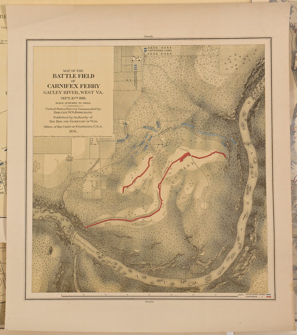 Lot 174: 5 Civil War Maps
