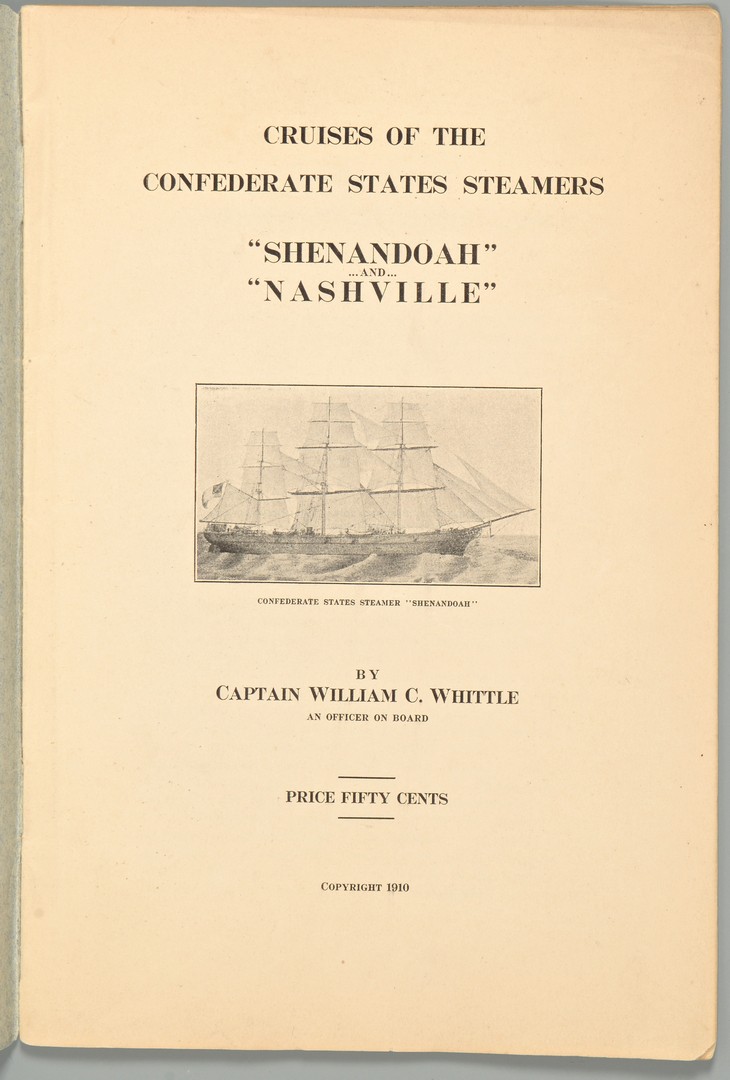 Lot 176: Confederate CSS Shenandoah Diary and Archive