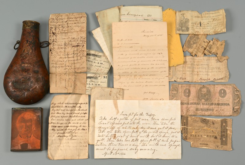 Lot 183: East TN Civil War archive, Sawyers family