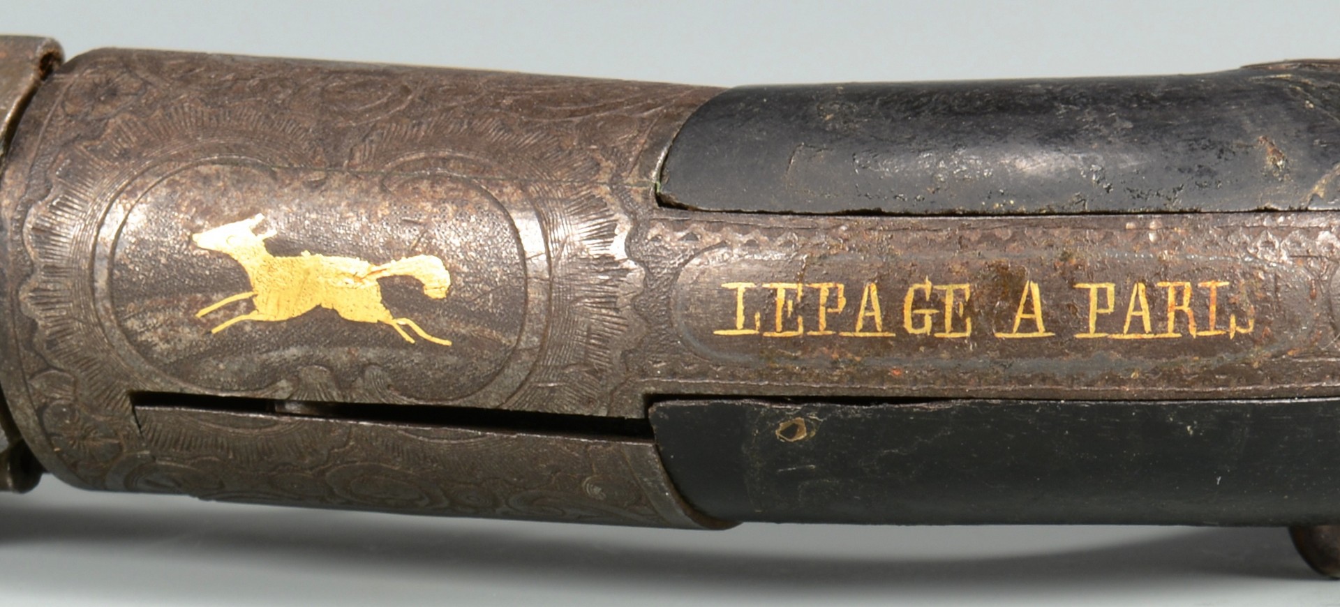 Lot 193: French Mariette Pepperbox Pistol, Lepage Paris