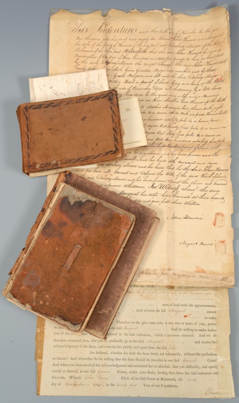 Lot 198: Peter Scales Virginia Document Archive